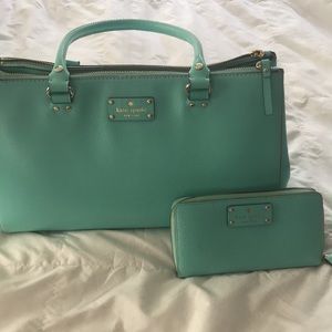 Kate Spade bag and wallet EUC